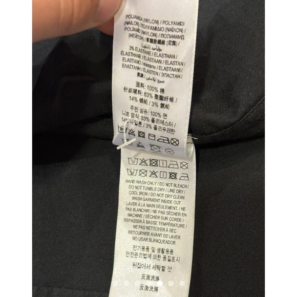 Burberry Black Shirt with Red and White Accents - Picture 5 of 5